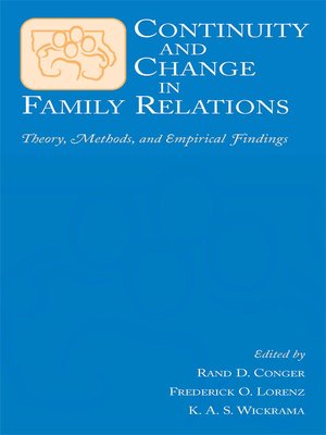 cover image of Continuity and Change in Family Relations